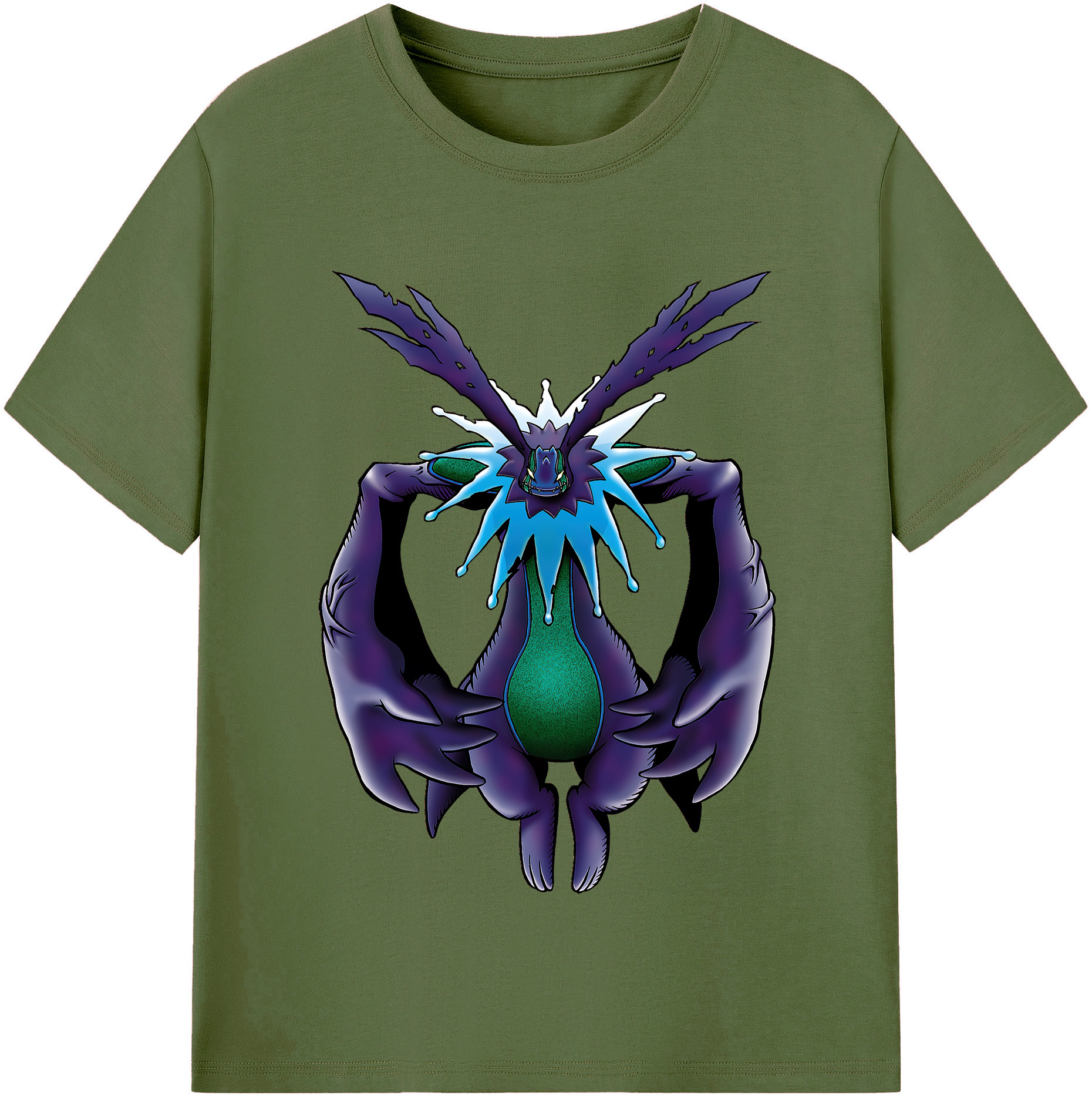 （画像用） Digimon デジタルモンスター/デジモン 綿100％半袖Tシャツ（フロントプリント）